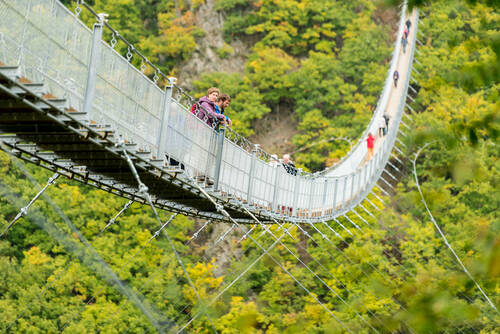 Hunsrück Hängeseilbrücke Geierlay ®Fotograf Dominik Ketz für Hunsrück Touristik